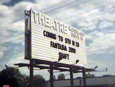 Woodland Drive-In Theatre - Marquee - Photo From Rg